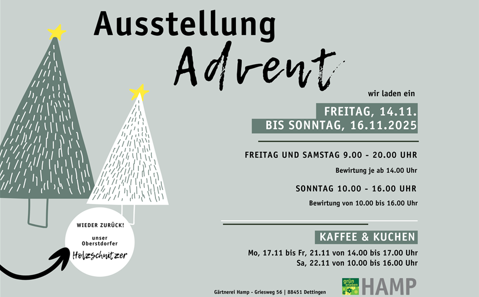 Adventsausstellung - Drei Tage voller Weihnachtlicher Zauberei