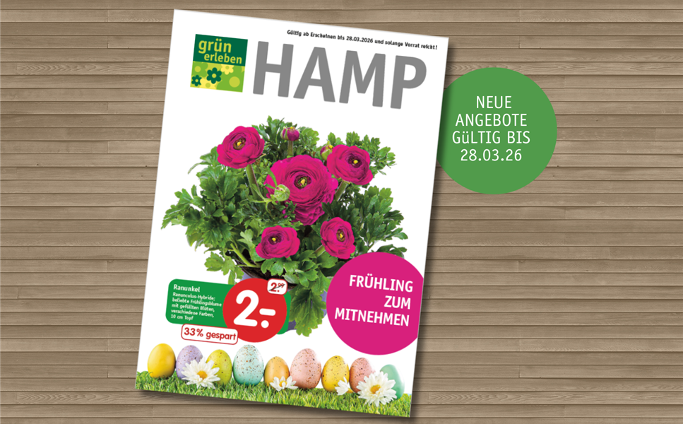 Unser neuer Prospekt ist da - Frühling zum Mitnehmen