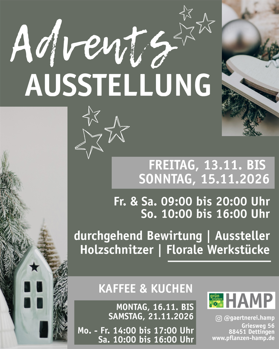 Adventsausstellung 2026 - Save the Date!